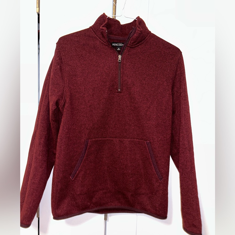 JCrew Quarter Zip with Fleece Inside - MEDIUM